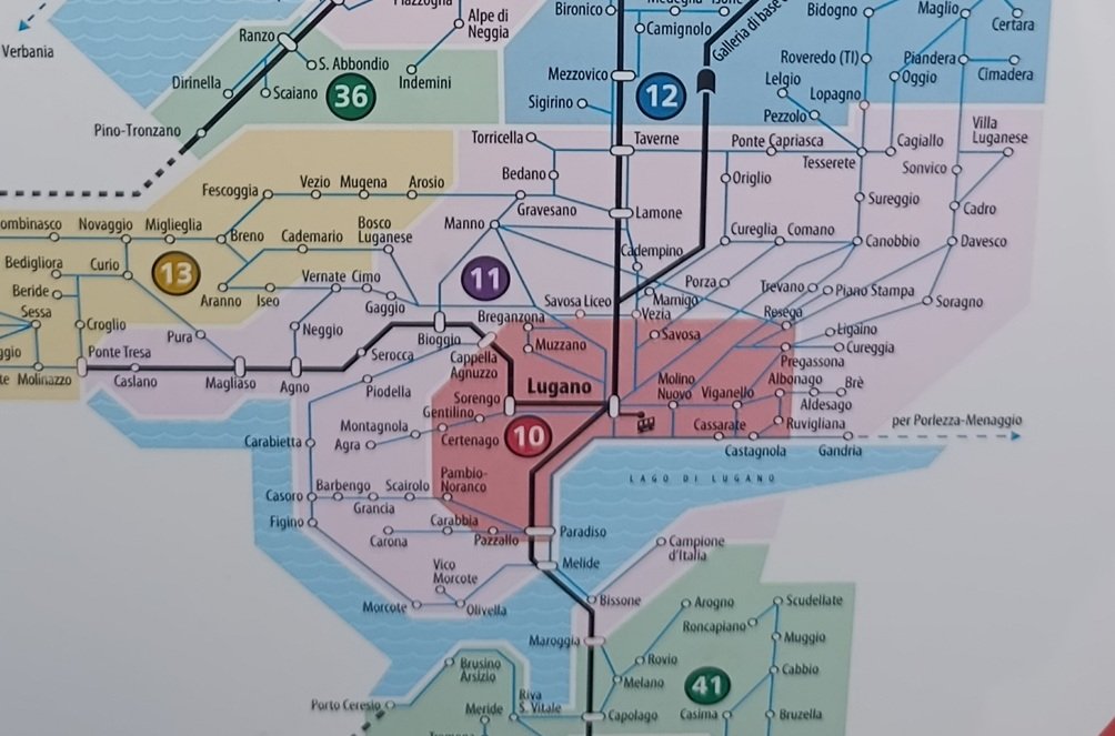 Arcobaleno integrated fares network